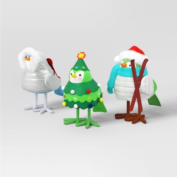 Target Featherly Friends 10 Piece Reunion Collection Christmas Bird Figures 2024 - Picture 3 of 11
